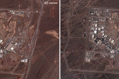 Satellite images show damage to Iran’s Natanz nuclear facility