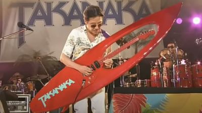 “I gave it away… I thought I didn’t need it any more”: Cult Japanese guitar hero Masayoshi Takanaka gave away his iconic surfboard guitar. Now he’s got it back for his first-ever world tour at 72 years old