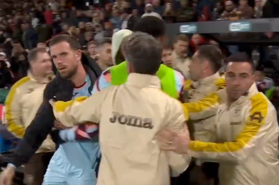 Jordan Henderson at centre of furious melee after Bournemouth-Brentford clash