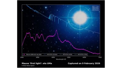 The world's 1st private space telescope just spotted its 1st star. Here's what it saw.
