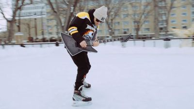 “Combining two of my favorite things”: Teemu Mäntysaari shreds Megadeth… while ice skating