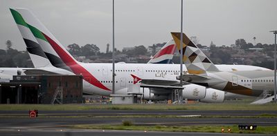 Commercial flights will be your best way out of Middle East, Wong tells stranded Australians