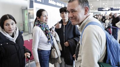 French jets intercept Iranian drones as first evacuees arrive in Paris