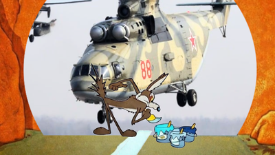 Iran goes full Wile E. Coyote, gets Israel to waste $1 million missiles on paintings of helicopters