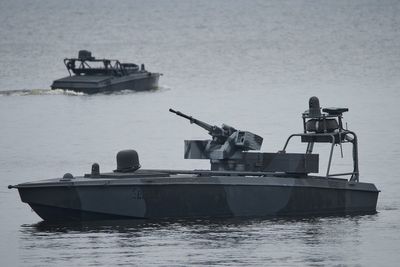 Russia blames Ukraine sea drones for attacking tanker that sank in the Mediterranean