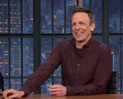 Seth Meyers on Trump spilling military secrets: ‘He’s so excited to bomb people, he can’t help himself’