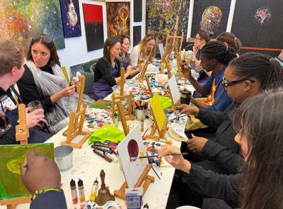 From pain to purpose: Artist Lanre Olagoke launches at Battersea’s Affordable Art Fair