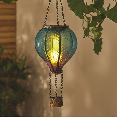 I’m seeing this style of garden light everywhere right now – but my favourite is this £5.99 solar pendant from Home Bargains