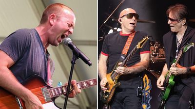 “I was using my Line 6 POD. He said, ‘I’ve got something that may work better.’ He sent me two things in the mail…” When Joe Satriani volunteered to help Dethklok mastermind Brendon Small with his home recording