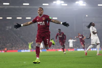 Fulham 0-1 West Ham: Hammers pile pressure on Tottenham with huge win in relegation dogfight