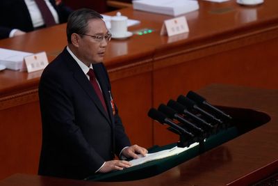 China sets a lower economic growth target of 4.5% to 5% for this year