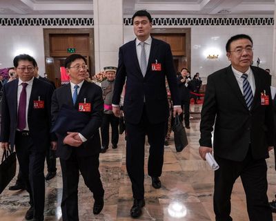 Why does Yao Ming, the 7ft 6in ex-basketballer, attend China’s Two Sessions meetings?