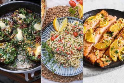 Easy summer recipes for longer evenings: BBQ mushrooms, crab linguini and honey salmon