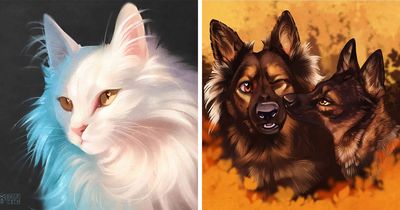 46 Striking Animal Portraits By Martith That Show A Deep Love For Wildlife And Pets