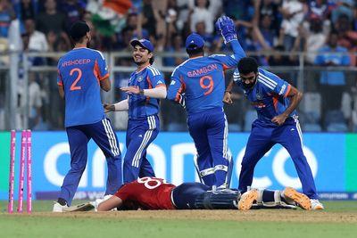 India v England live: Bethell hundred in vain as hosts reach T20 World Cup final in thriller