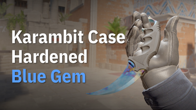Karambit Case Hardened Blue Gems: Patterns, prices, and history