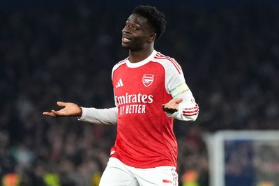 Bukayo Saka feels ‘blessed’ to make 300th Arsenal appearance in win at Brighton