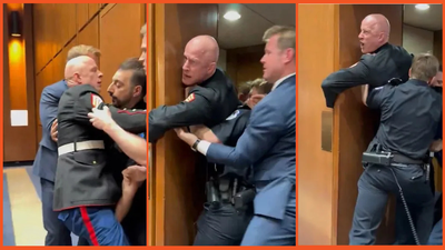 ‘No one wants to die for Israel!’: MAGA Senator snaps Marine veteran’s arm after Senate committee outburst