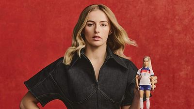 Arsenal and England star striker Chloe Kelly makes debut on Barbie Dream Team