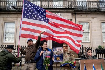 Scots Iranians rally at US consulate to show ‘gratitude’ for strikes