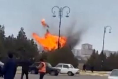 Azerbaijan demands answers from Iran after drone explodes at airport