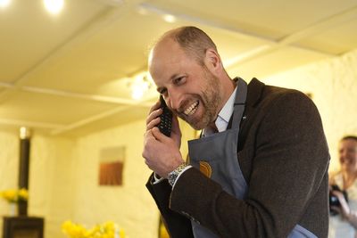 William drops ‘juicy’ gaffe as he tries his hand at making Cornish pasties