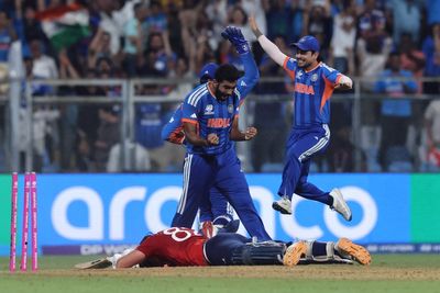 Jacob Bethell’s blistering century not enough as India knock England out of T20 World Cup