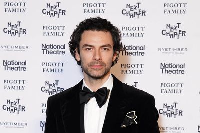 James Corden and Aidan Turner among stars at National Theatre gala