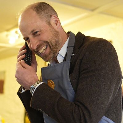 Prince William’s “Juicy” Phone Call As He Helps Out at Welsh Farm Shop