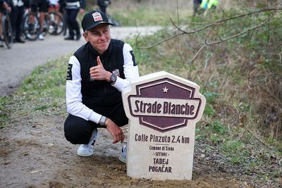 'Let's have some fun' –Tadej Pogačar visits his own gravel sector ahead of bid for record fourth Strade Bianche title