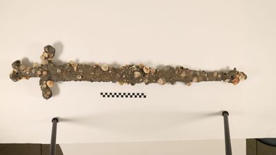 The sword in the sea: How one lucky graduate student found his second Crusader sword while taking a swim off Israel's coast