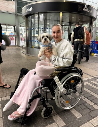'We were on edge for days': Couple who sheltered in underground Dubai car park among Brits to return home on first charter flight