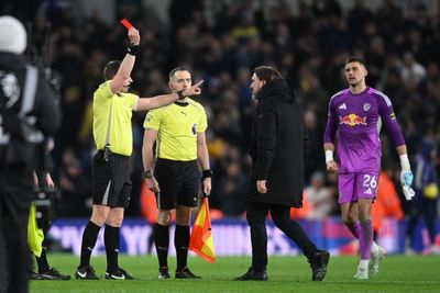 Leeds boss Daniel Farke handed one-match touchline ban for confronting referee