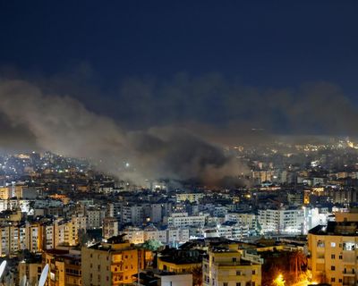 First Thing: Israel launches huge strikes against south Beirut after mass evacuation order