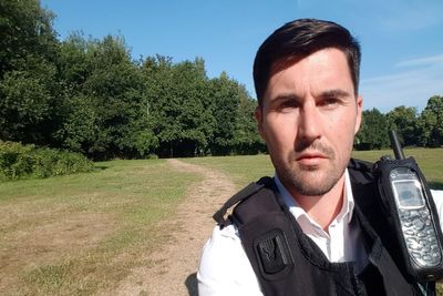 Police officer who took selfies while guarding scene of teenager’s death cleared of misconduct