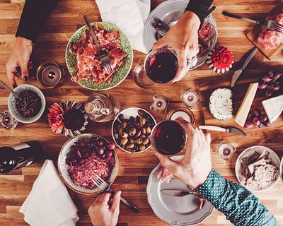 Has dinner been served with a side of romance?