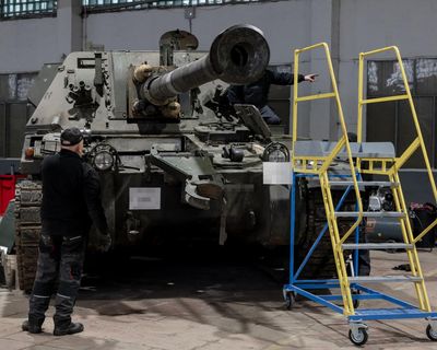 Revealed: the Ukrainian facility where UK engineers help fix vital weapons