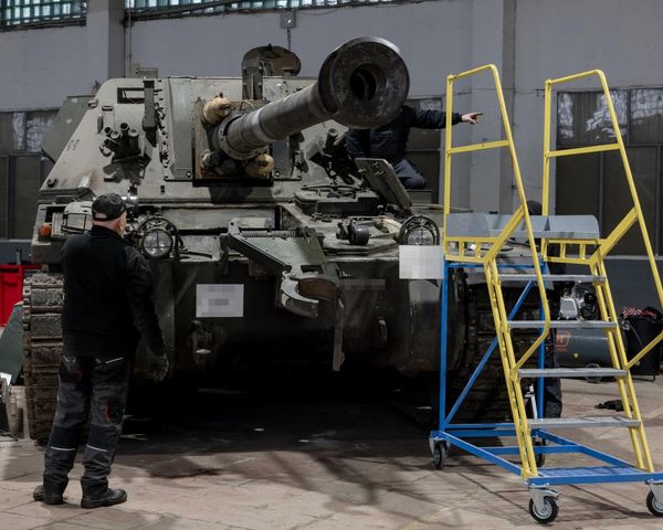 Revealed: the Ukrainian facility where UK engineers help fix vital weapons