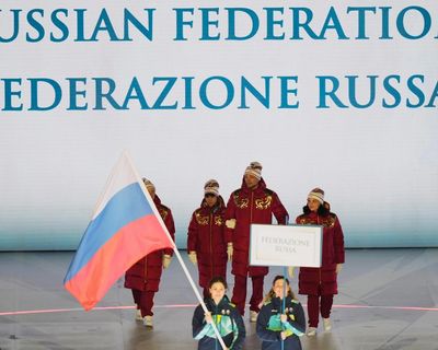 Russian flag met largely by silence at opening ceremony of Winter Paralympics