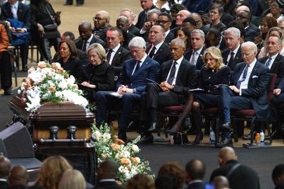 Jesse Jackson hailed as ‘ambassador of hope’ at memorial attended by Clintons, Obama and Biden
