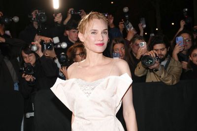 Stars turn out for Victoria Beckham’s power suiting show at Paris Fashion Week