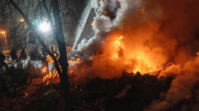 Russian missile strike kills 9 in Kharkiv; air raid alerts sound across Ukraine