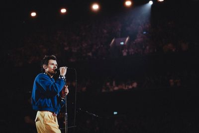 Harry Styles returns to stage with first show in three years in Manchester