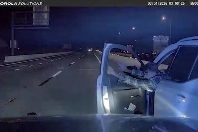 Drunk wrong-way driver narrowly avoids semi truck while fleeing from cops