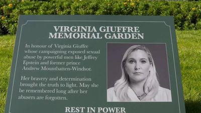 Activists Install Virginia Giuffre Memorial at Buckingham Palace After Displaying Andrew's Arrest Photo at the Louvre