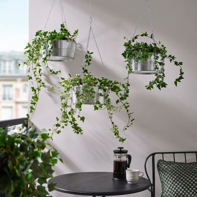 You’d never guess these stylish steel hanging baskets were only £7 from IKEA – they’re perfect for giving a small garden some rustic flair