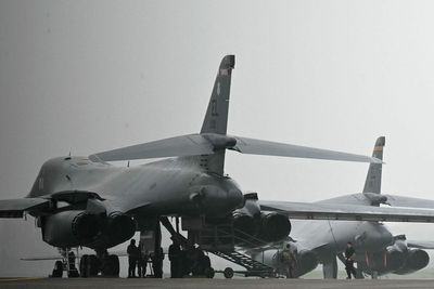 US bombers land at RAF base amid Iran conflict