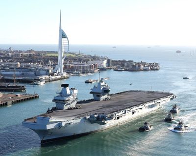 UK preparing aircraft carrier for possible Middle East deployment