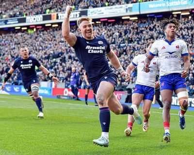 Scotland stun France in 50-40 thriller to throw Six Nations title race wide open