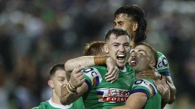 Canberra's brilliant new half announces himself to NRL